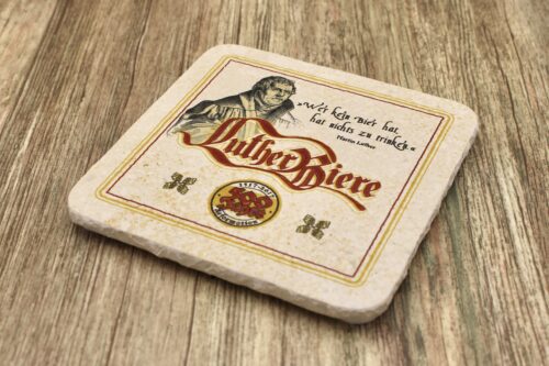 Luther Bier - Natursteinuntersetzer