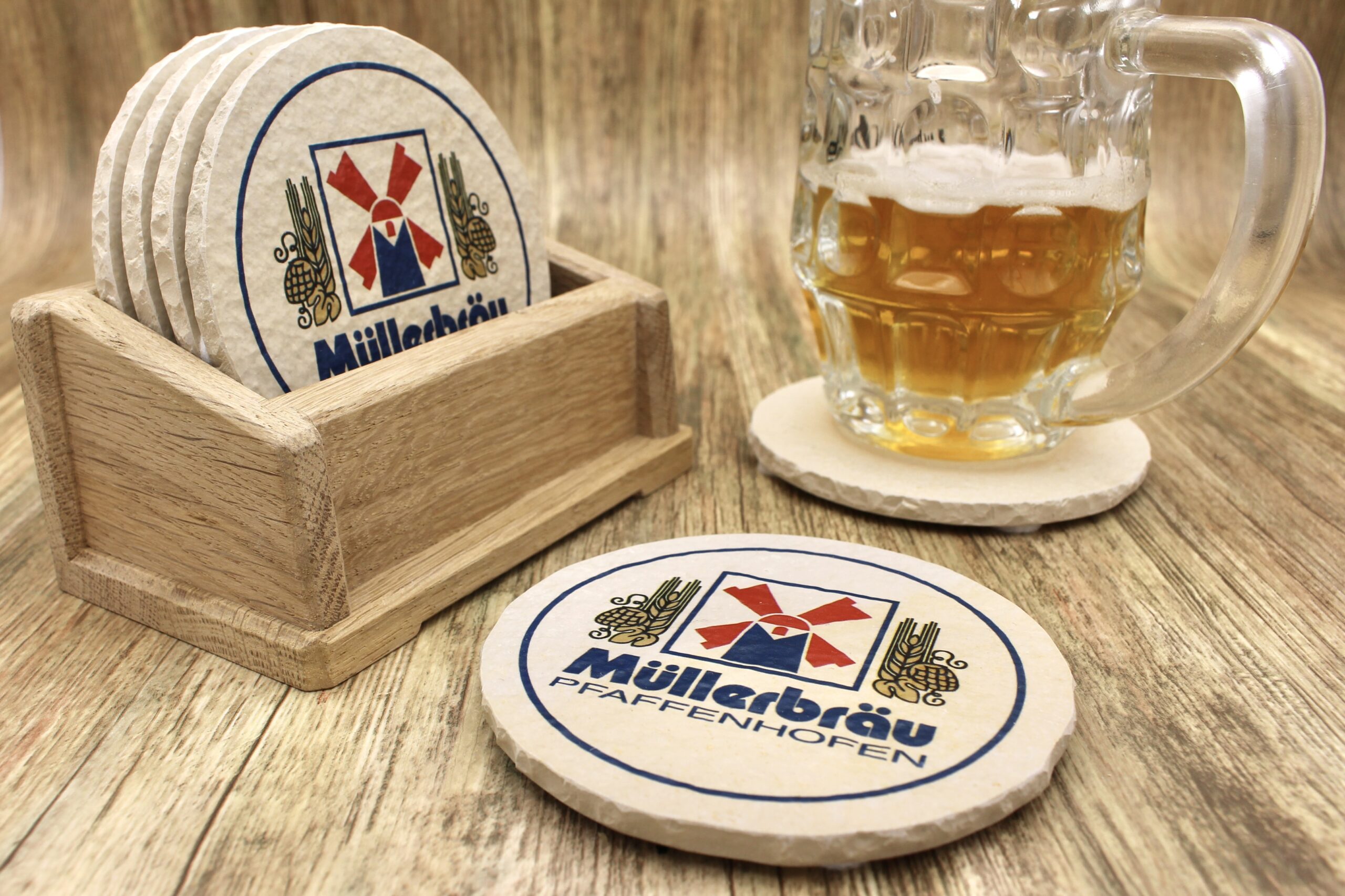 Müllerbräu - Natursteinuntersetzer – Bild 3