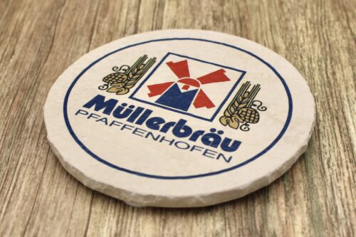 Müllerbräu - Natursteinuntersetzer