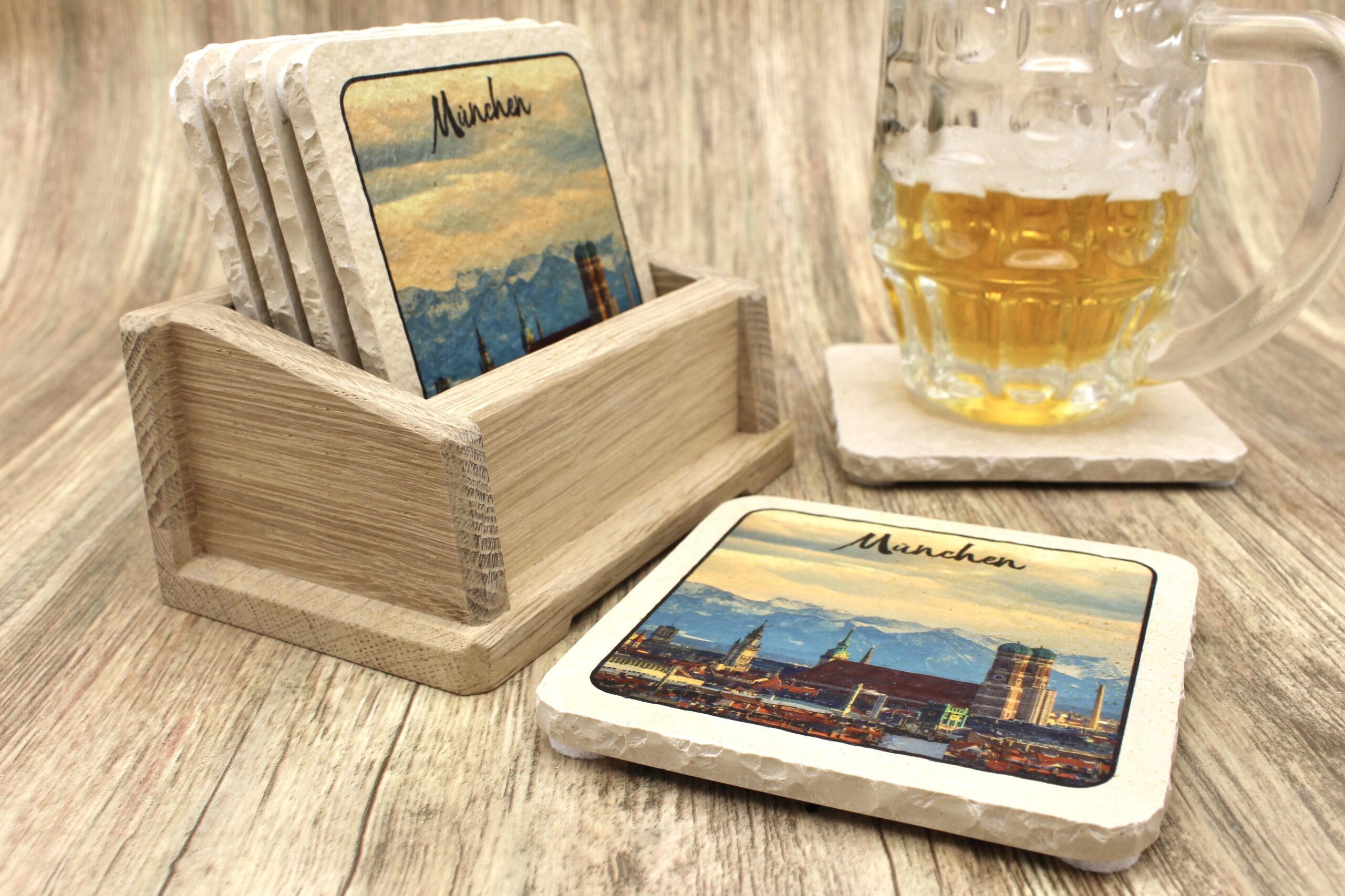 München Berge - Natursteinuntersetzer – Bild 3