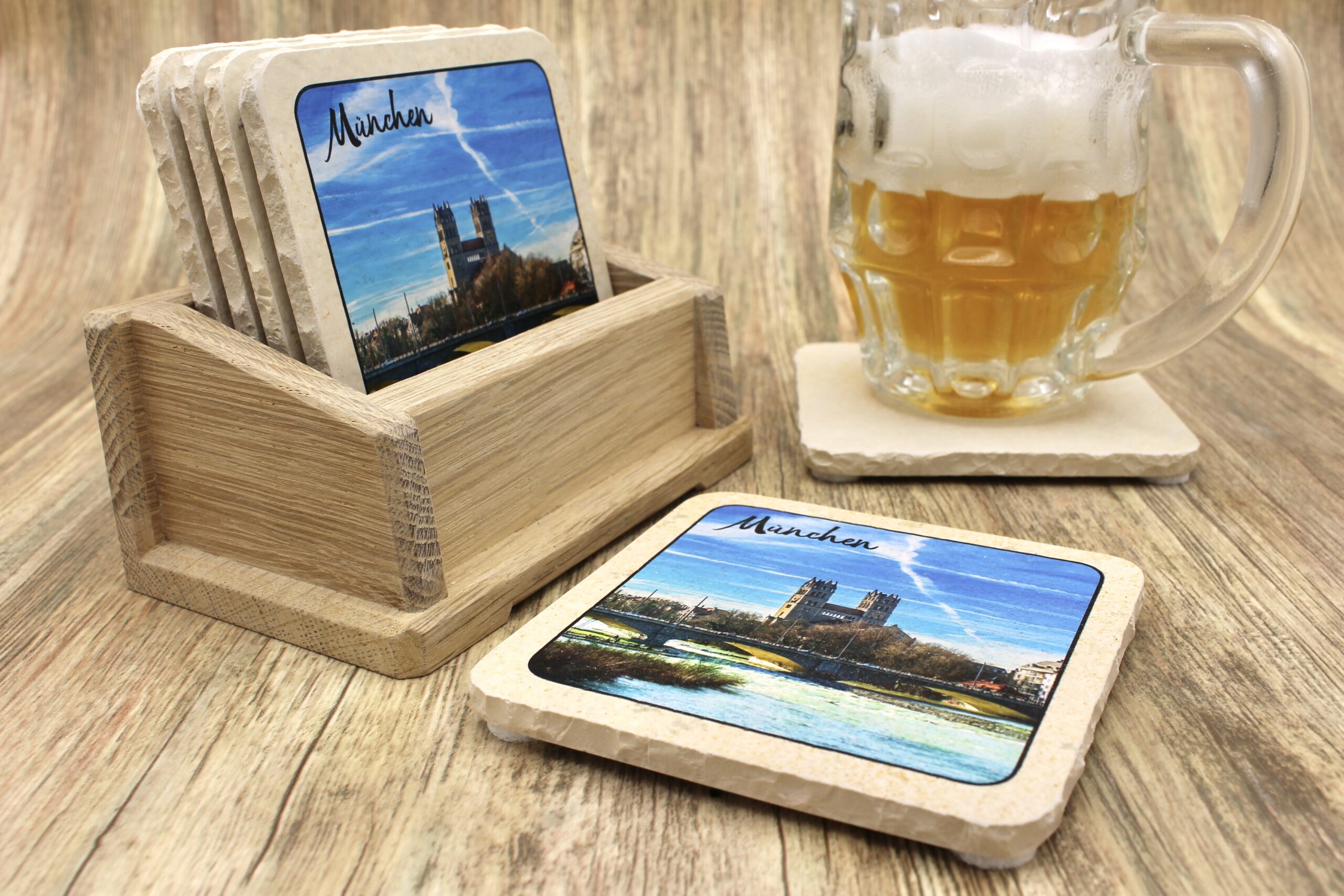 München Isar - Natursteinuntersetzer – Bild 3