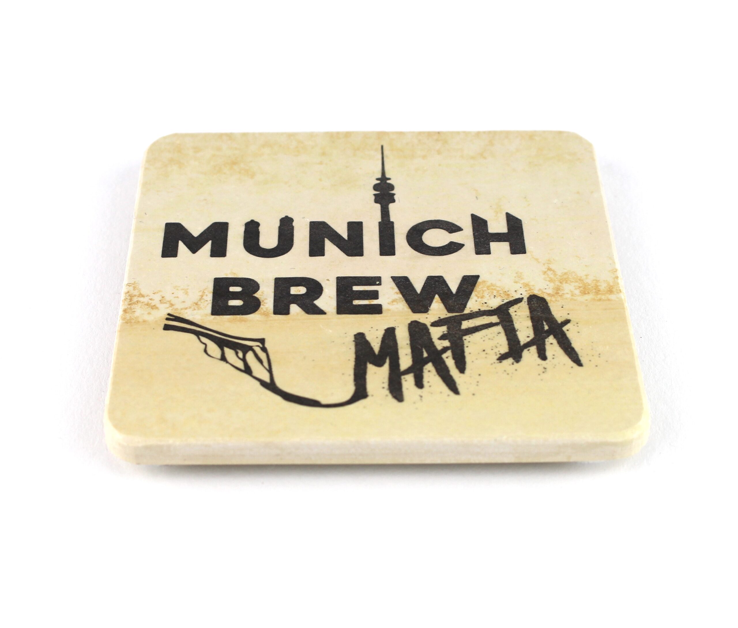 Munich Brew Mafia - Natursteinuntersetzer