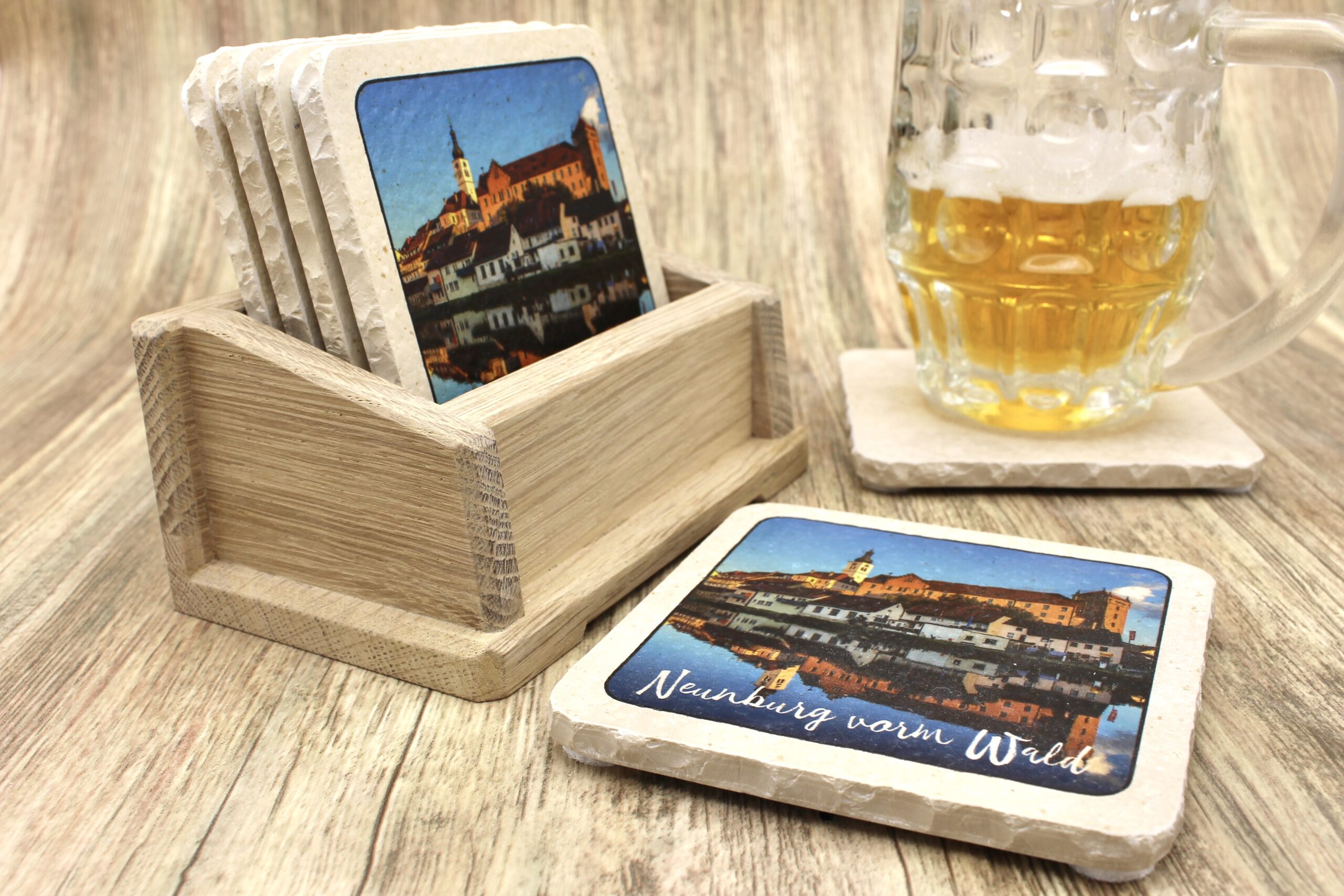 Neunburg vorm Wald - Natursteinuntersetzer – Bild 3