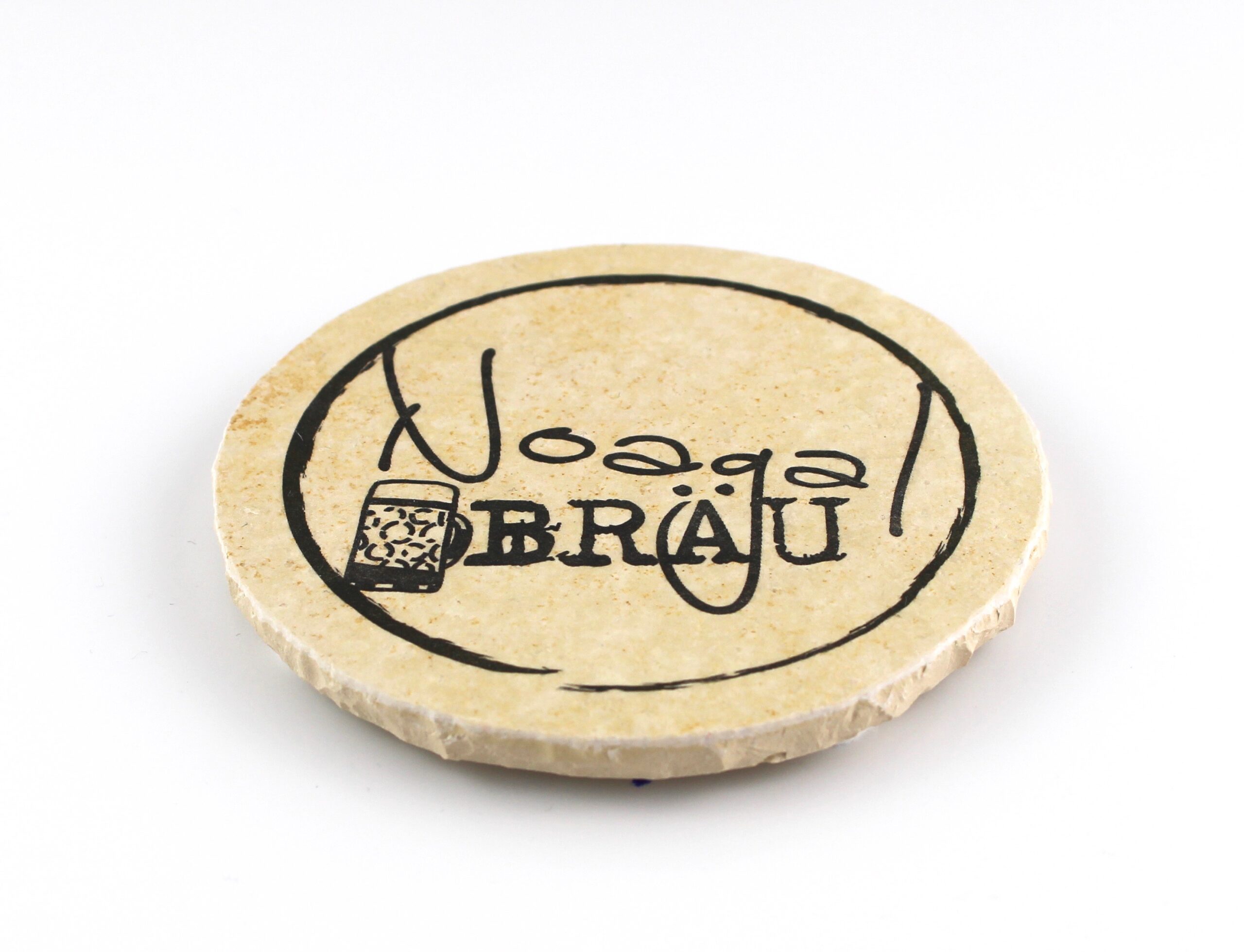 Noagal Bräu - Natursteinuntersetzer