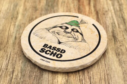 Bassd Scho - Natursteinuntersetzer