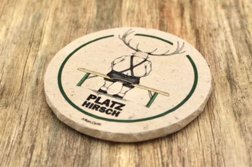 Platz Hirsch - Natursteinuntersetzer