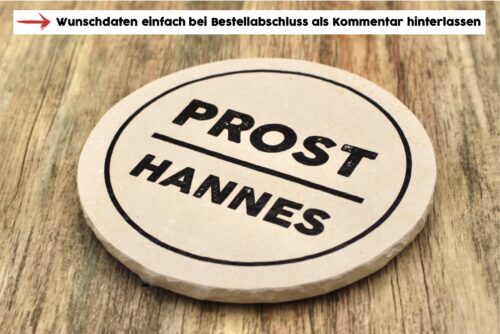PROST rund - Natursteinuntersetzer