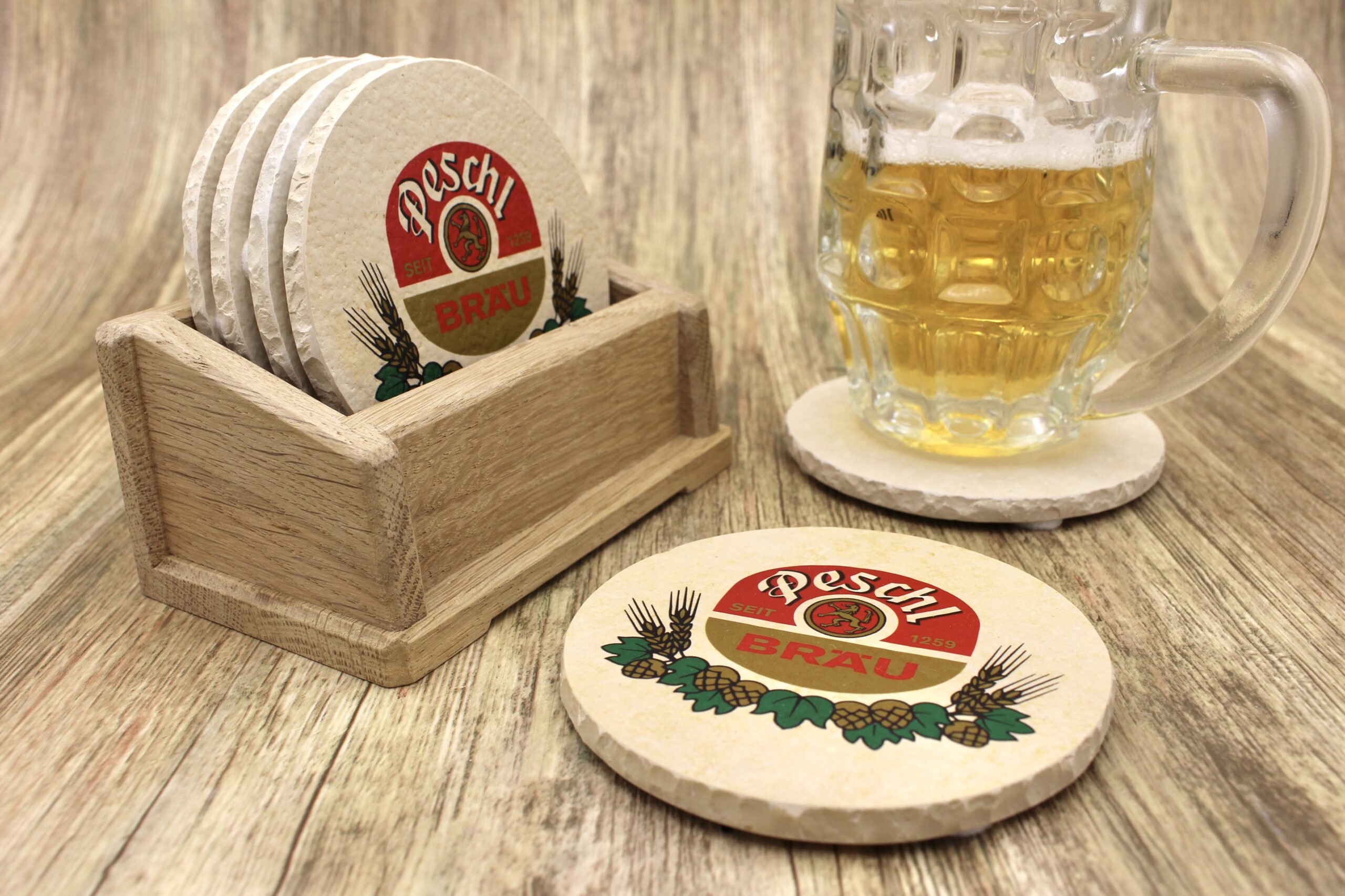 Peschl Bräu - Natursteinuntersetzer – Bild 3