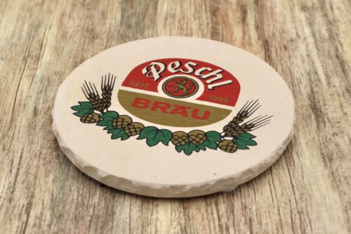 Peschl Bräu - Natursteinuntersetzer