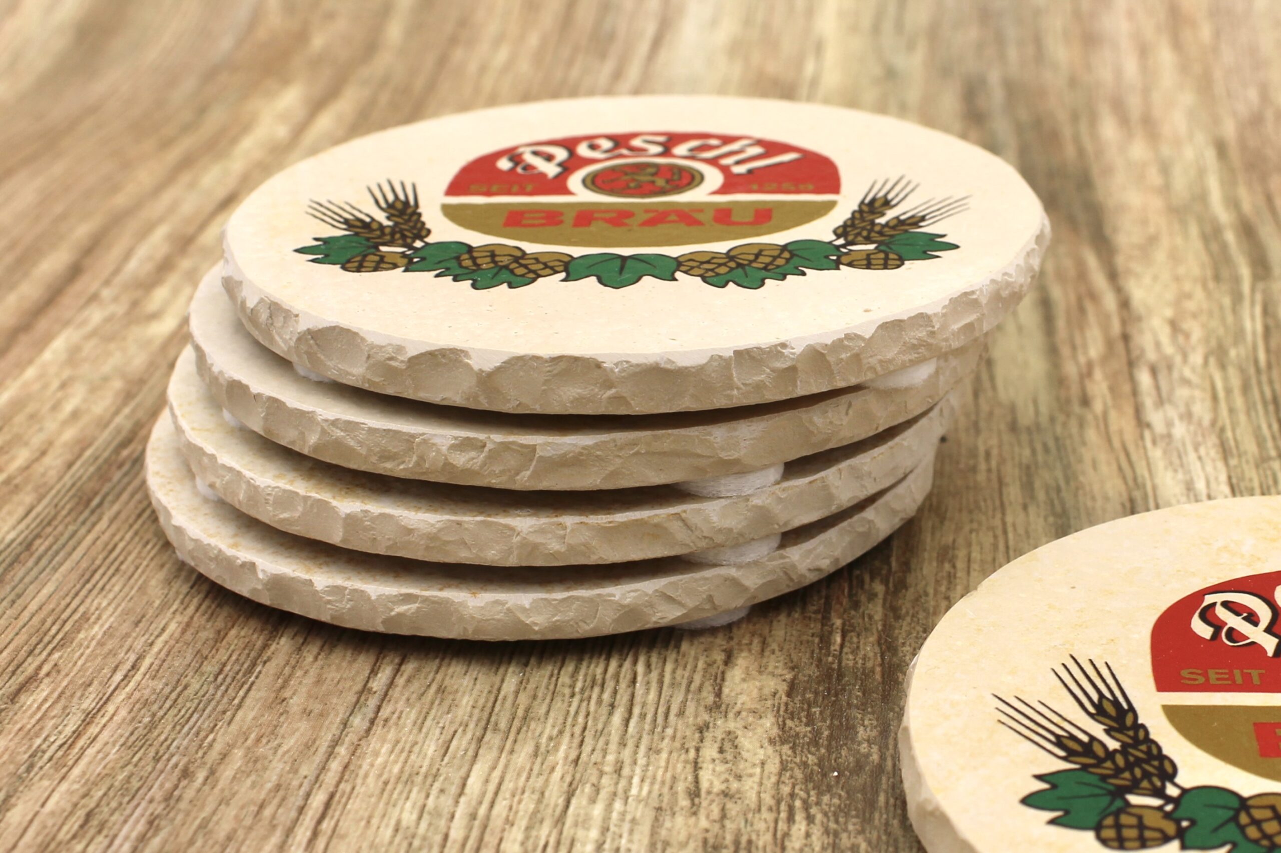 Peschl Bräu - Natursteinuntersetzer – Bild 2