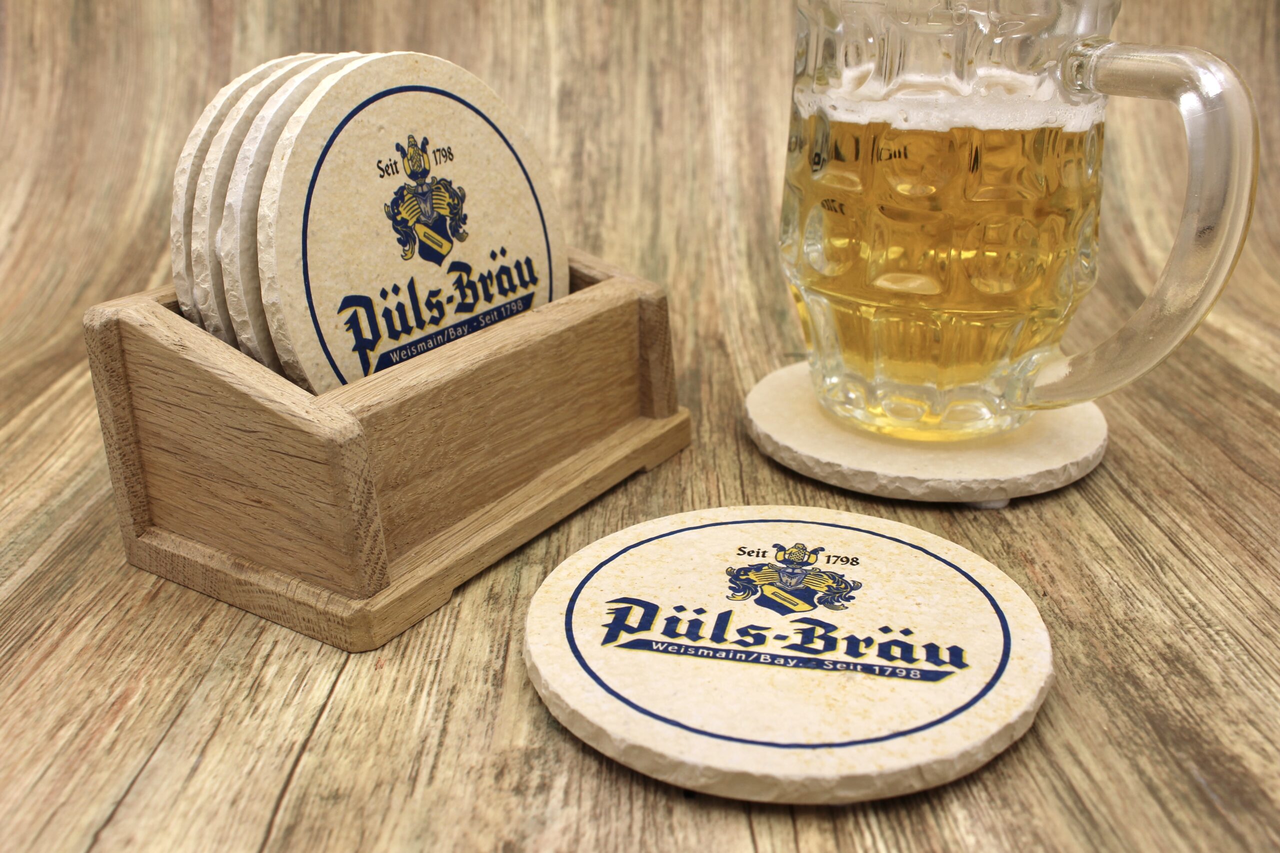 Weismainer Püls Bräu- Natursteinuntersetzer – Bild 3