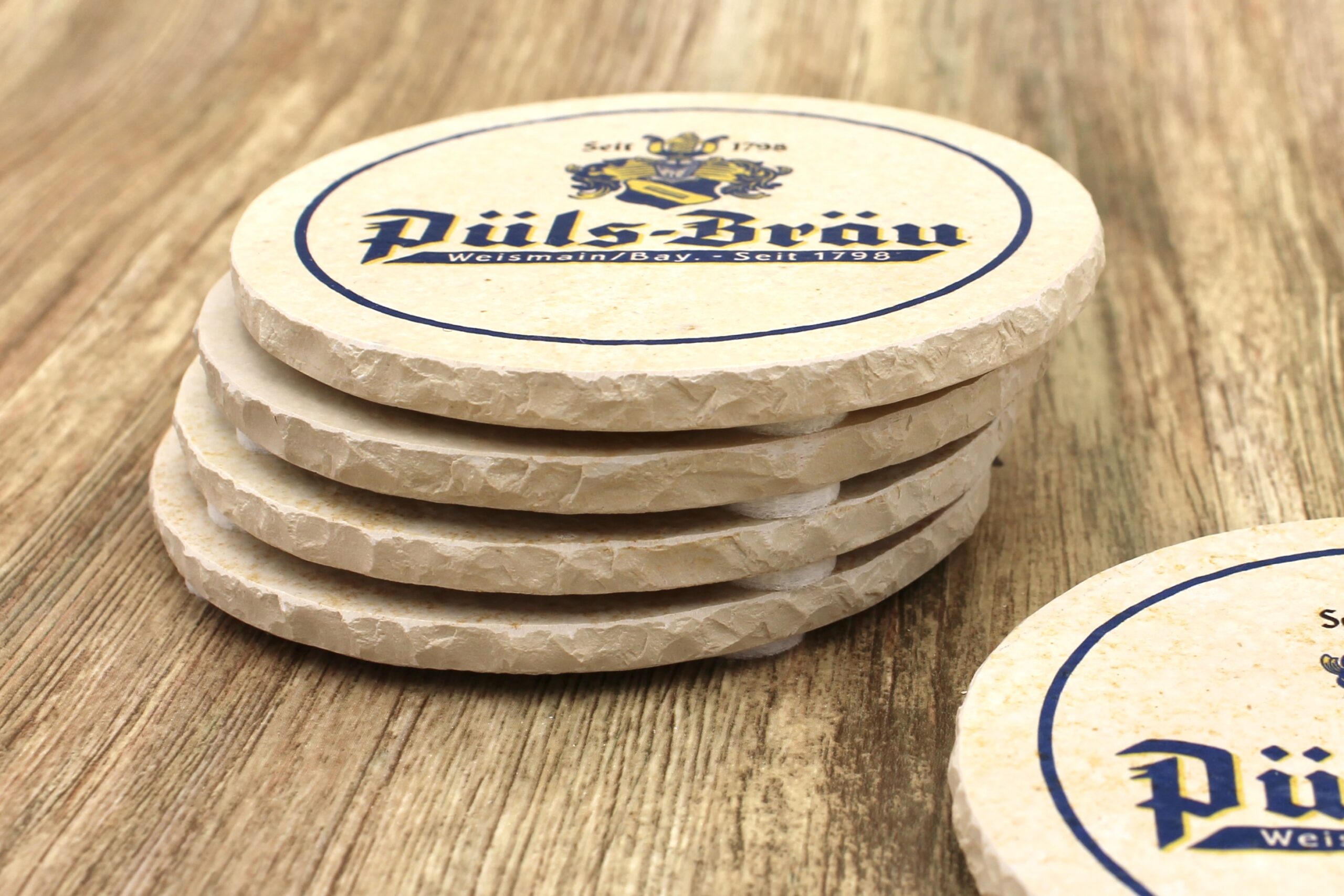 Weismainer Püls Bräu- Natursteinuntersetzer – Bild 2