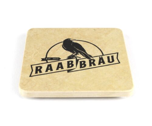Raab Bräu - Natursteinuntersetzer
