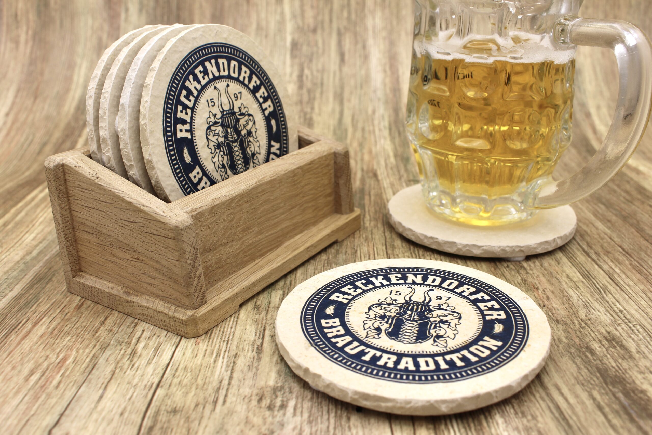 Schlossbrauerei Reckendorf - Natursteinuntersetzer – Bild 3