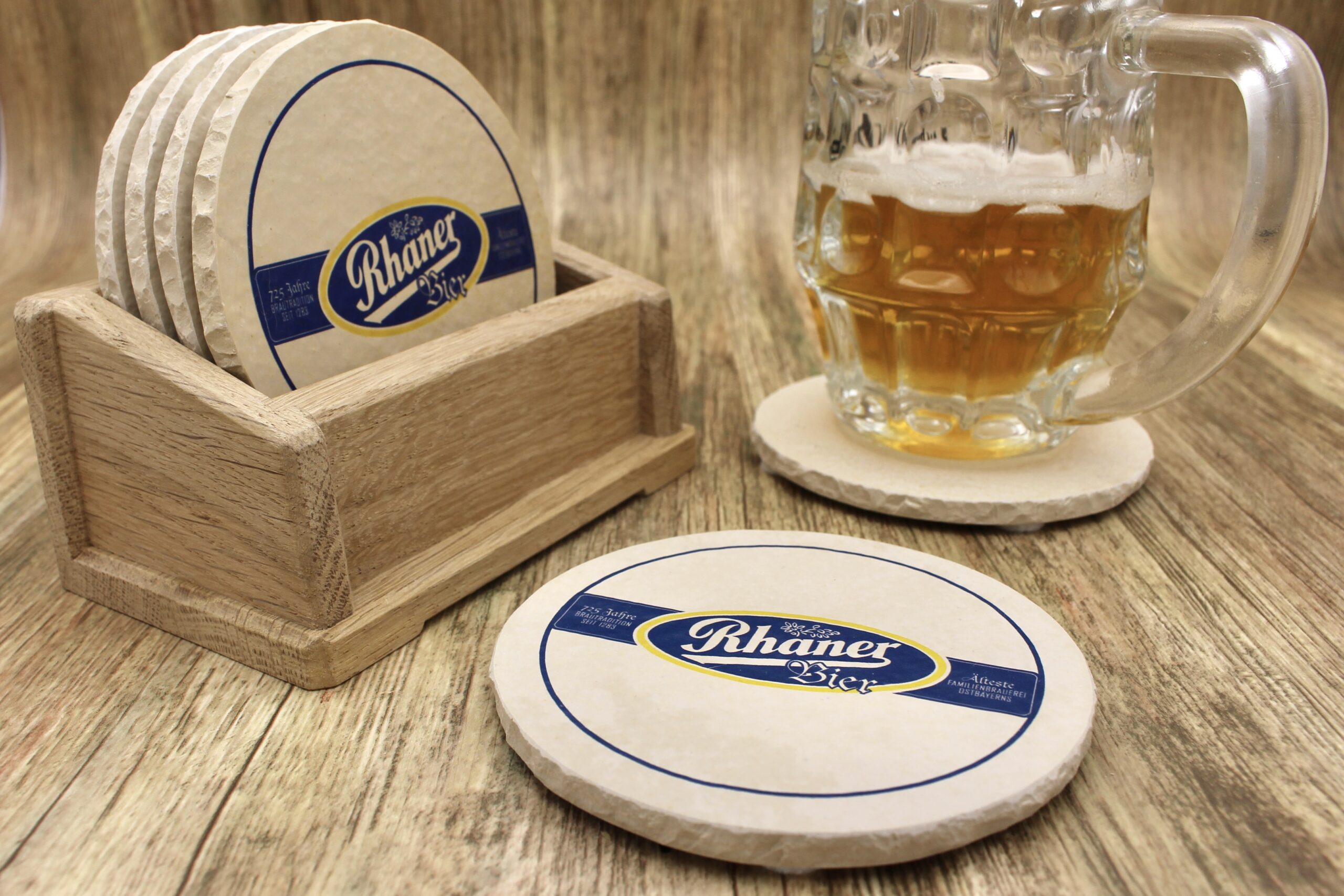 Rhaner Bier - Natursteinuntersetzer – Bild 3