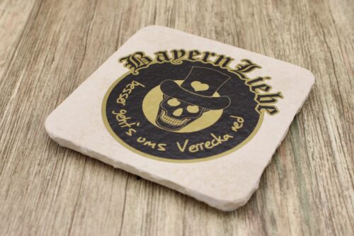 Röhrl Bräu - Natursteinuntersetzer