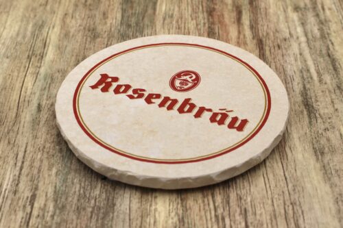 Rosenbräu - Natursteinuntersetzer