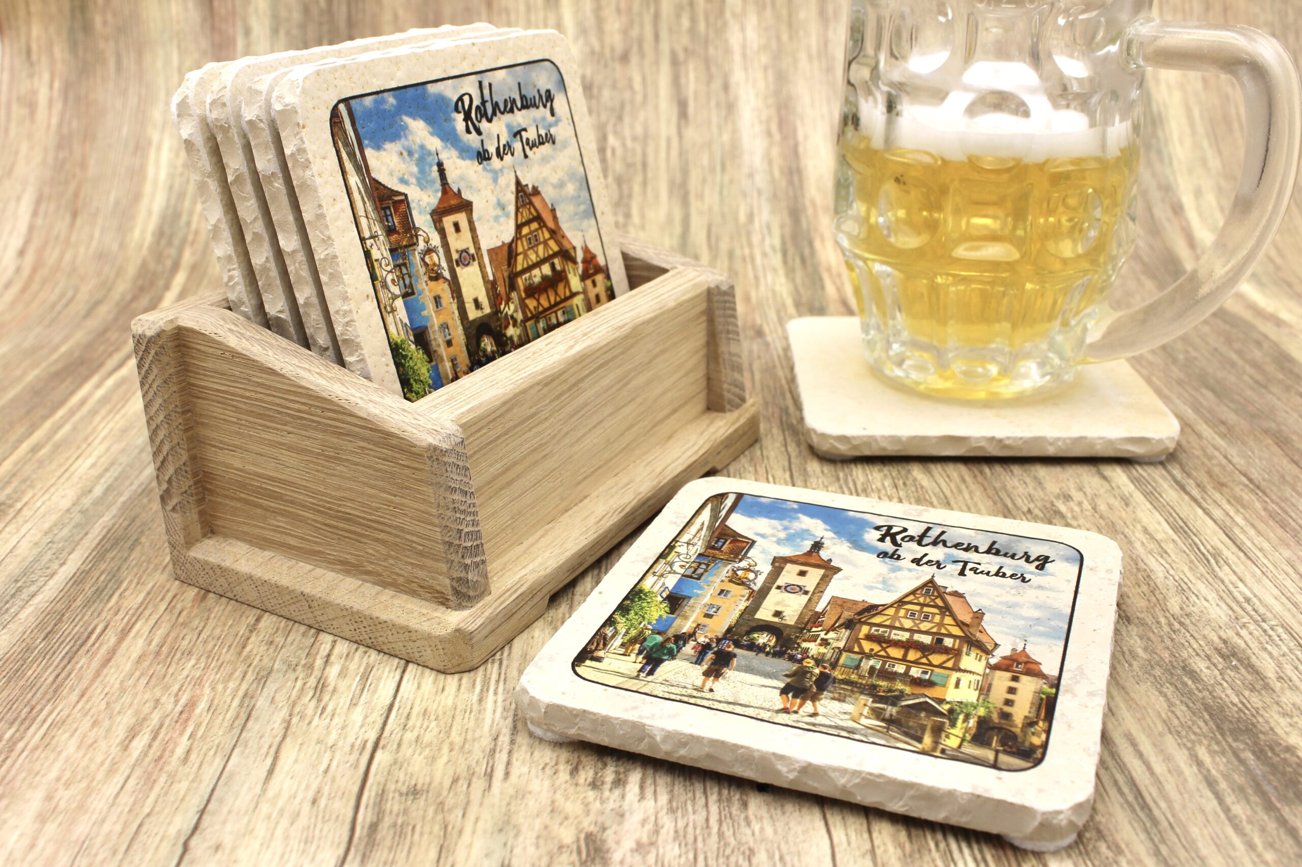 Rothenburg ob der Tauber - Natursteinuntersetzer – Bild 3