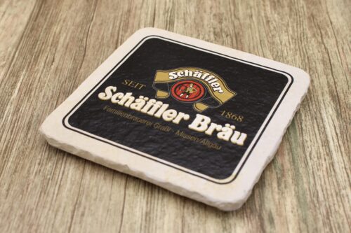 Schäffler Bräu - Natursteinuntersetzer