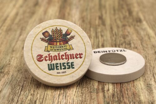 Weissbräu Schwendl Schalchner Weisse - Kühlschrankmagnet 48mm