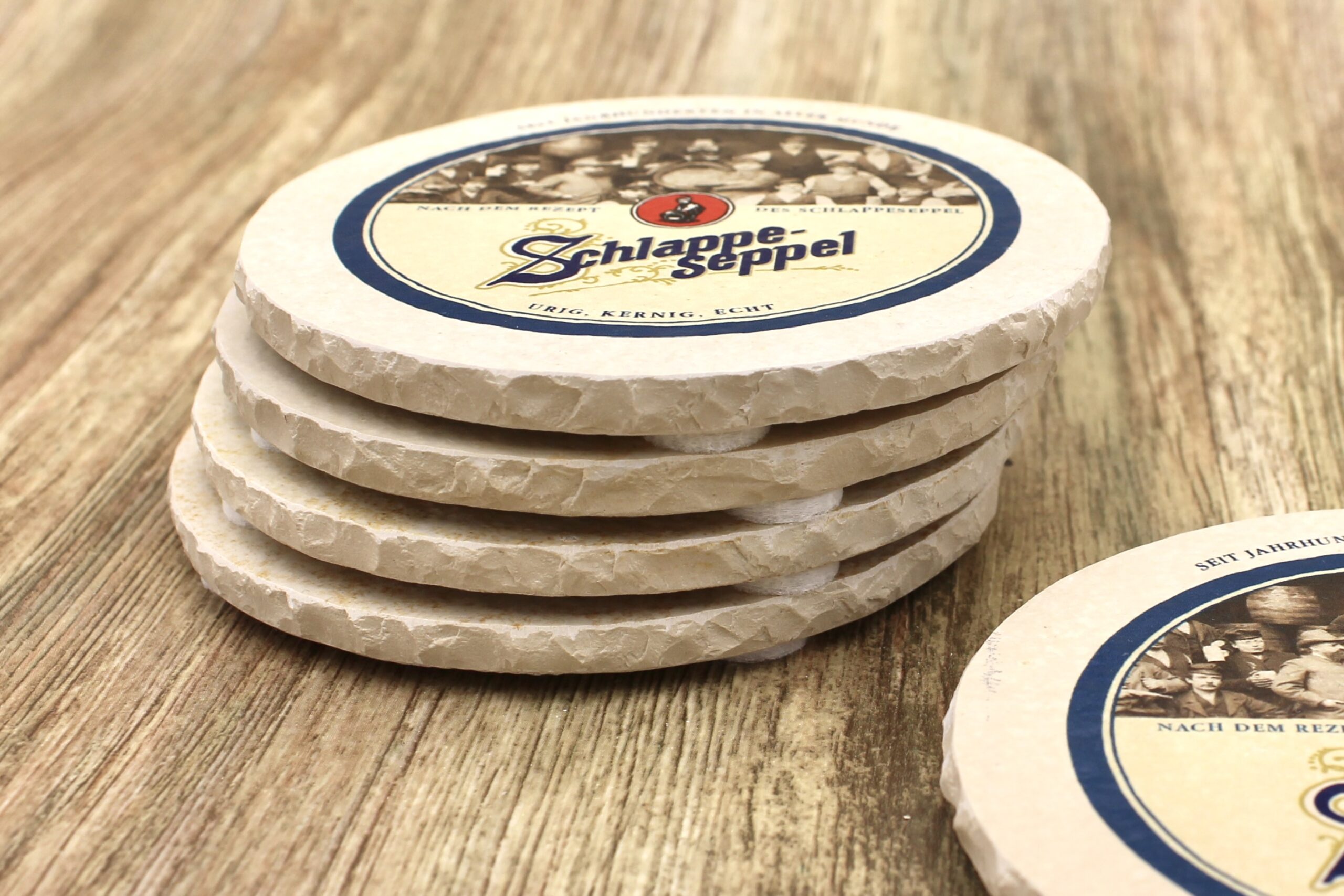 Schlappeseppel - Natursteinuntersetzer – Bild 2