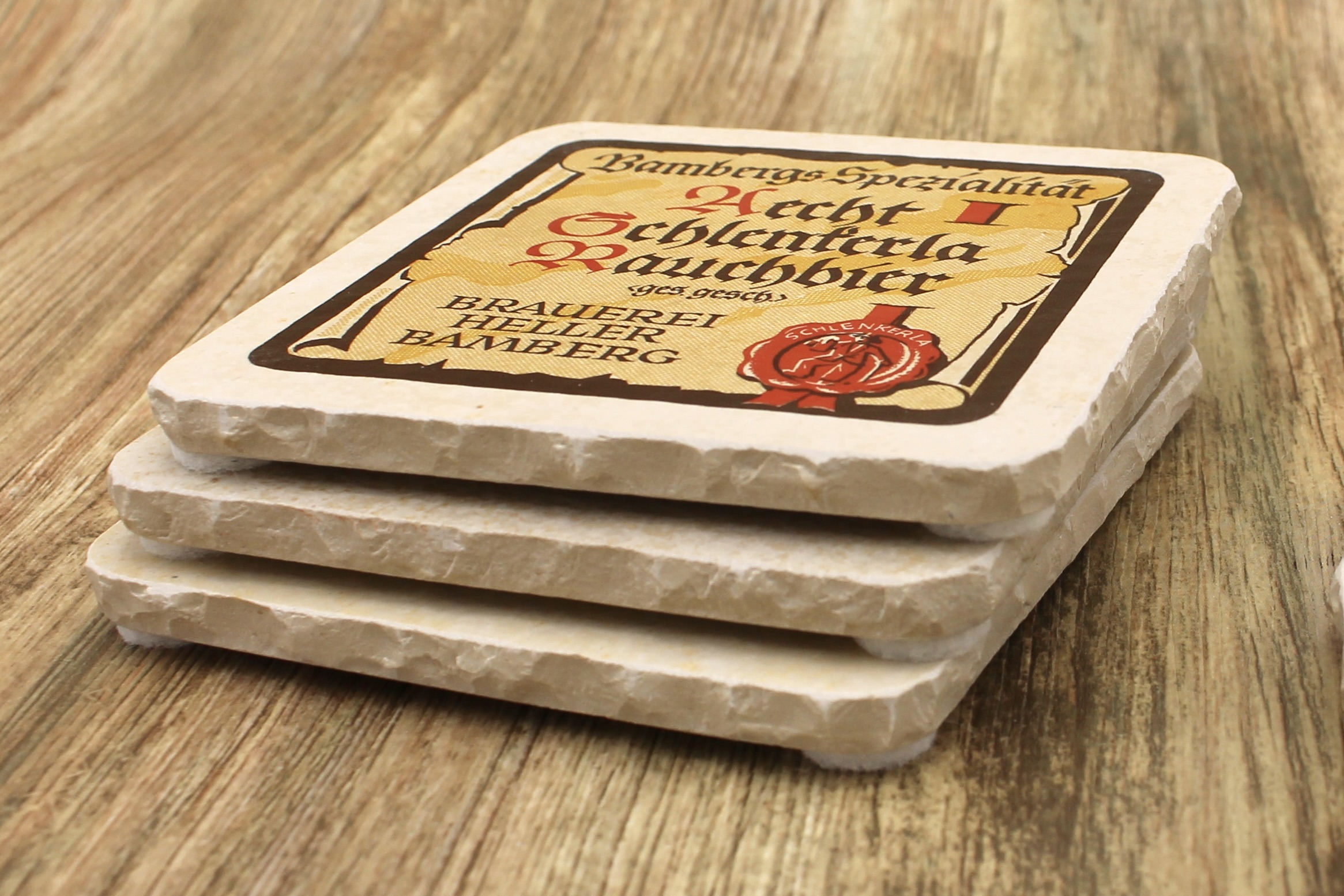 Schlenkerla Brauerei Heller - Natursteinuntersetzer – Bild 2