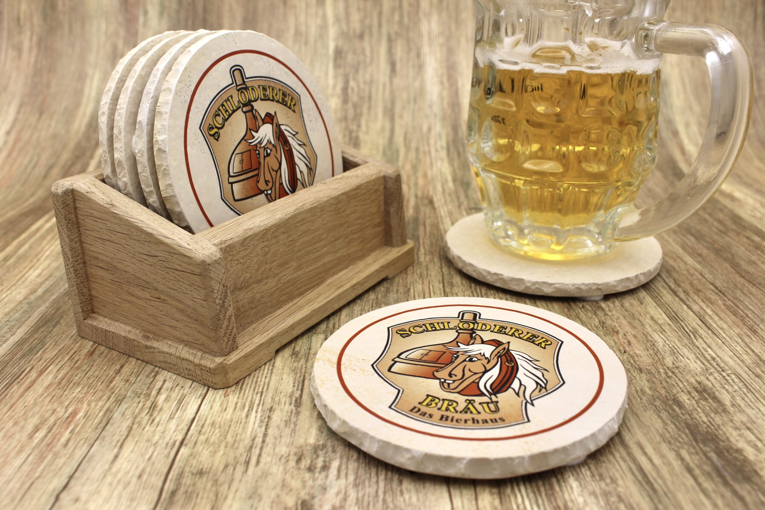 Schloderer Bräu - Natursteinuntersetzer – Bild 3