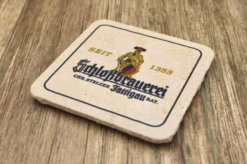 Schlossbrauerei Fattigau - Natursteinuntersetzer