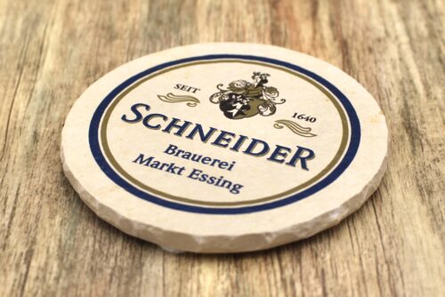 Brauerei Schneider Essing - Natursteinuntersetzer