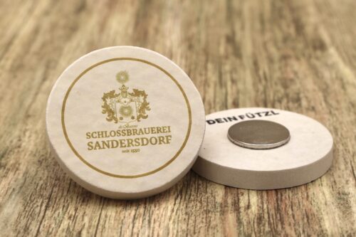 Schlossbrauerei Sandersdorf - Kühlschrankmagnet 48mm
