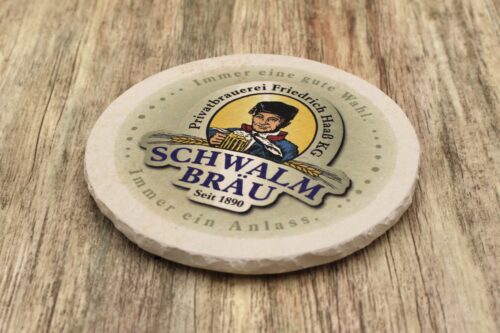 Schwalm Bräu - Natursteinuntersetzer