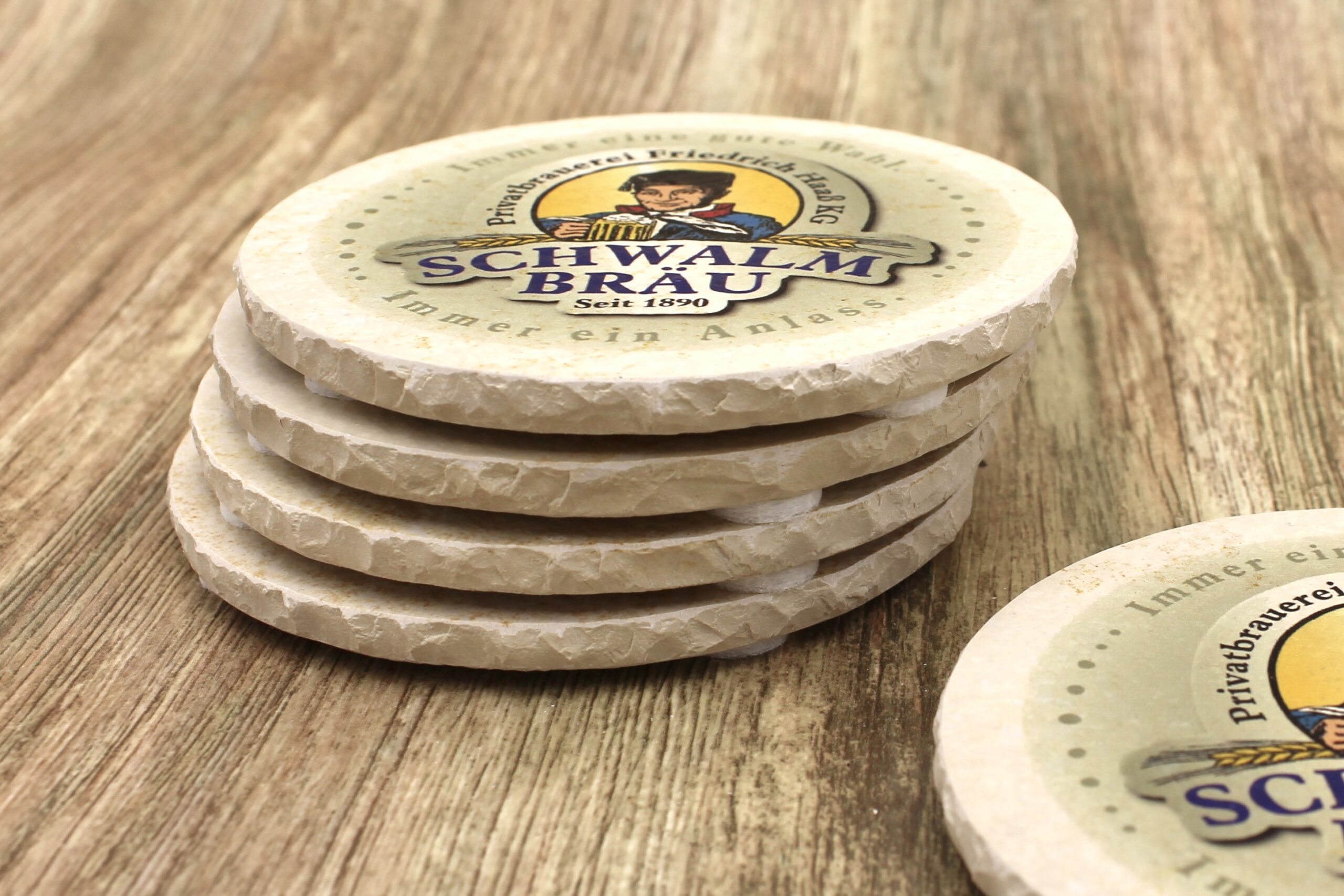 Schwalm Bräu - Natursteinuntersetzer – Bild 2