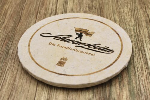 Schwarzbräu - Natursteinuntersetzer