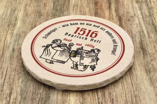 Brauerei Schweiger - Natursteinuntersetzer