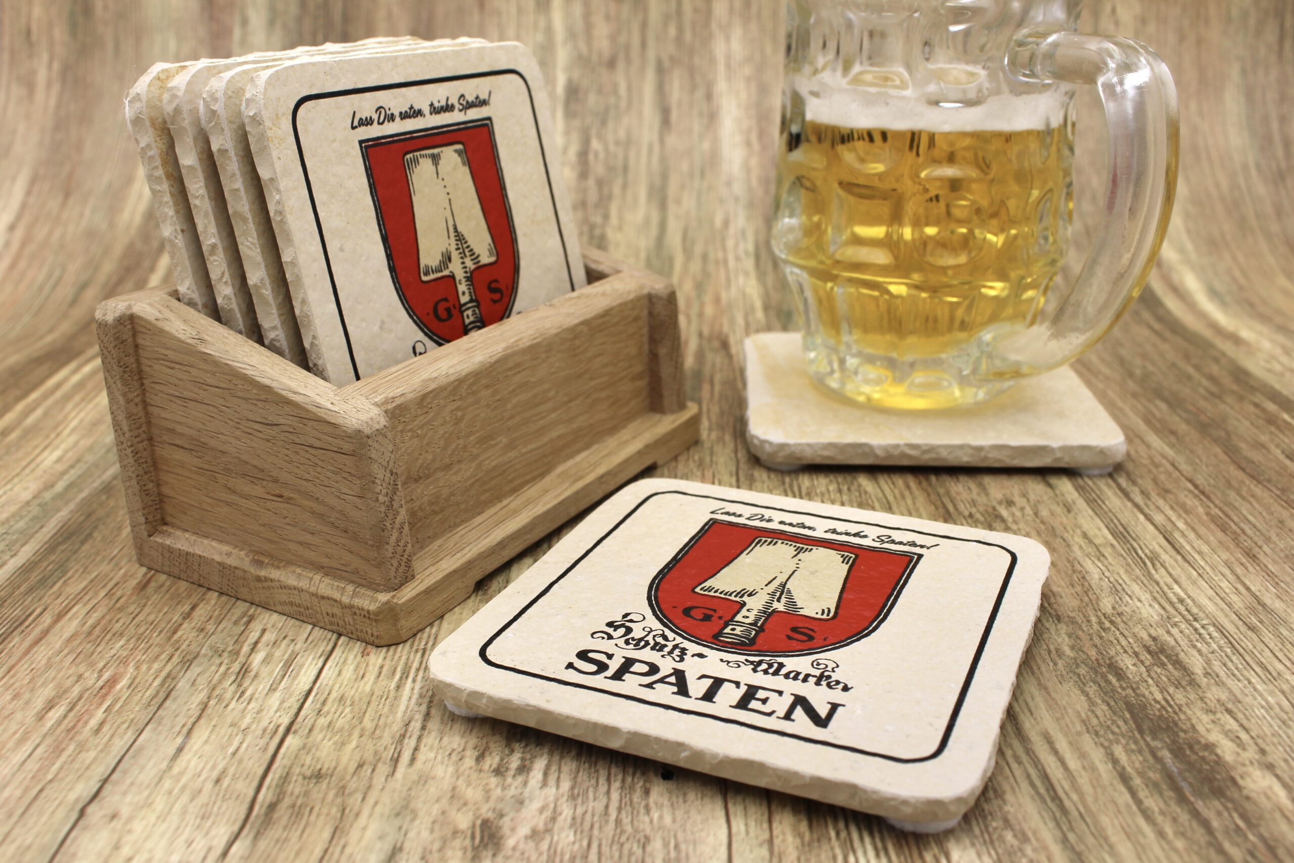 Spaten - Natursteinuntersetzer – Bild 3