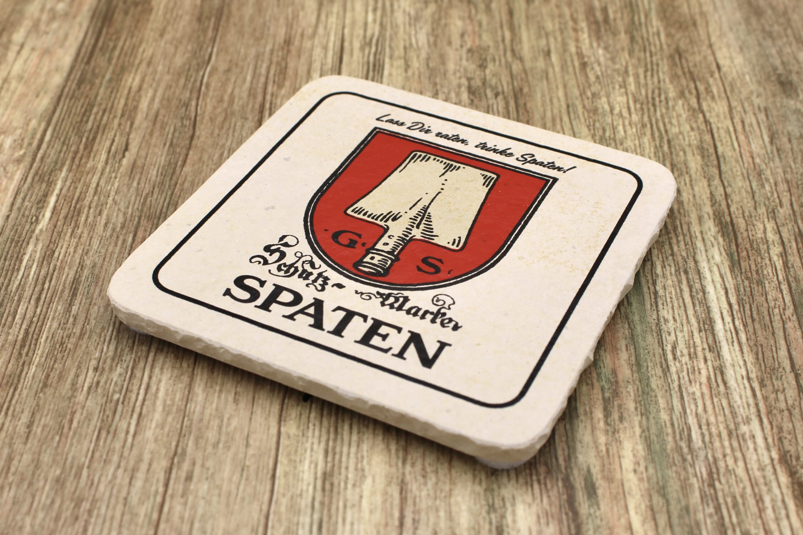 Spaten - Natursteinuntersetzer