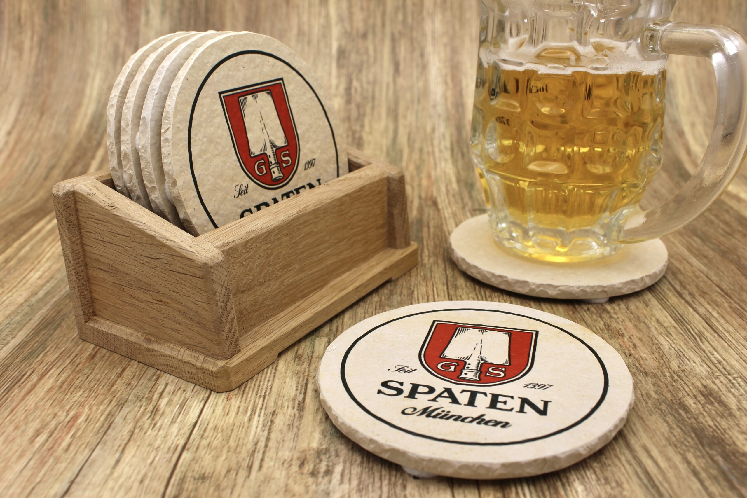 Spaten München - Natursteinuntersetzer – Bild 3