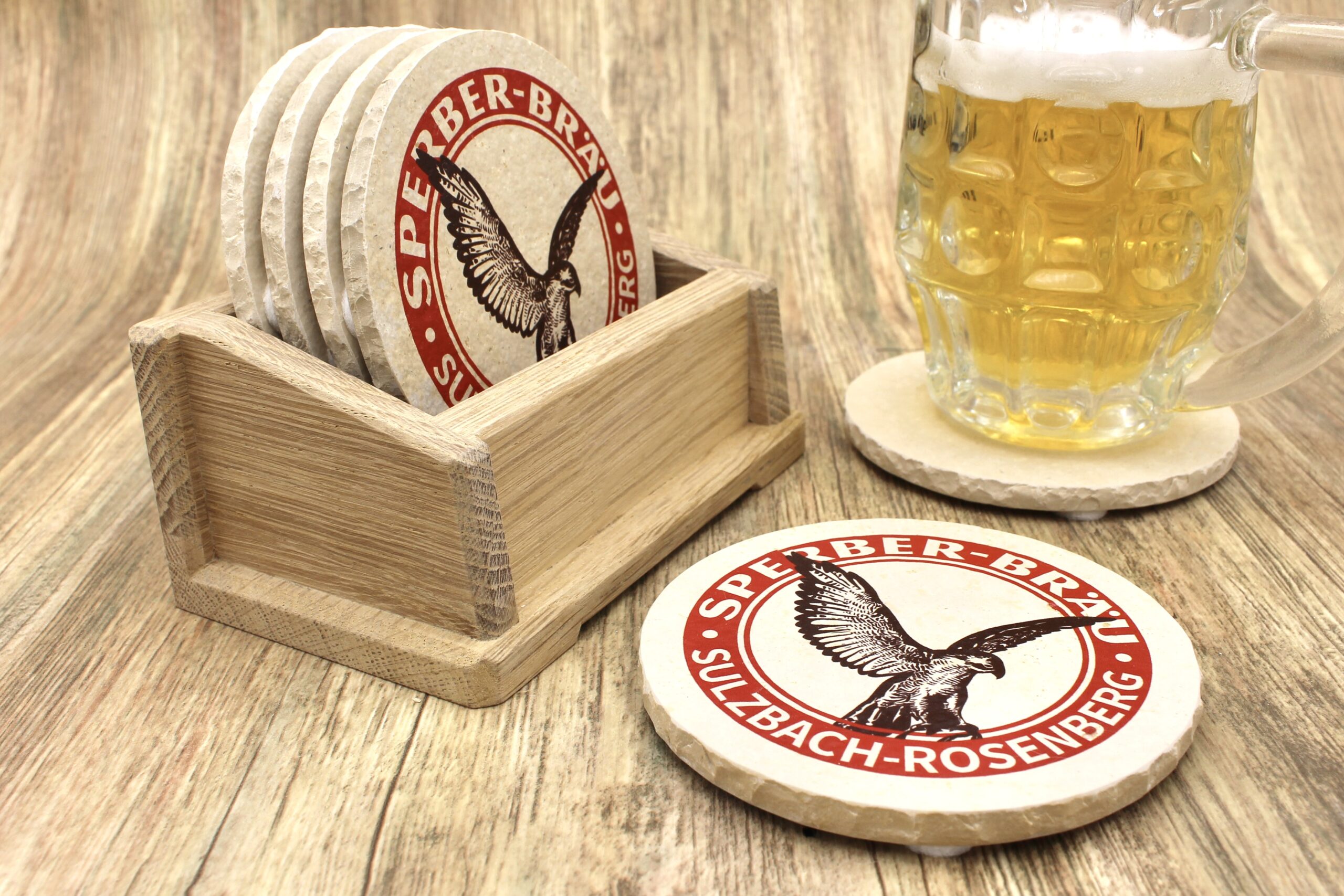 Sperber Bräu - Natursteinuntersetzer – Bild 3