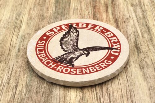Sperber Bräu - Natursteinuntersetzer