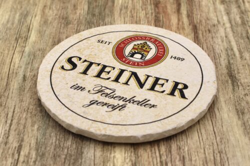 Steiner Schlossbrauerei - Natursteinuntersetzer