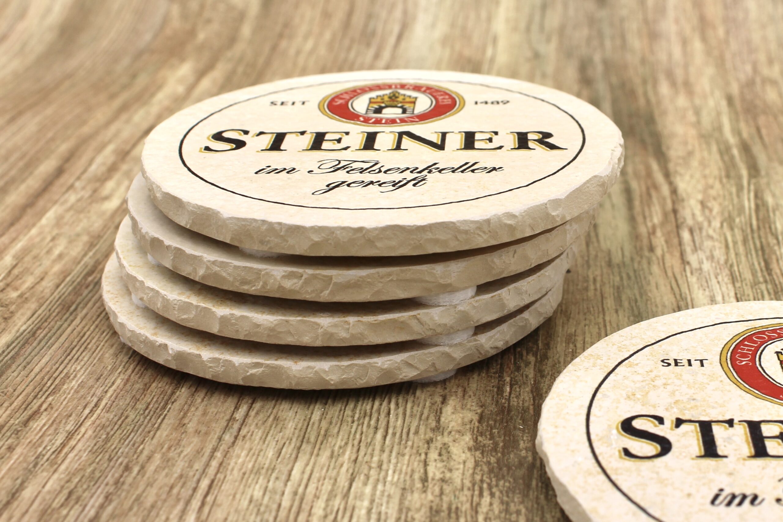 Steiner Schlossbrauerei - Natursteinuntersetzer – Bild 2