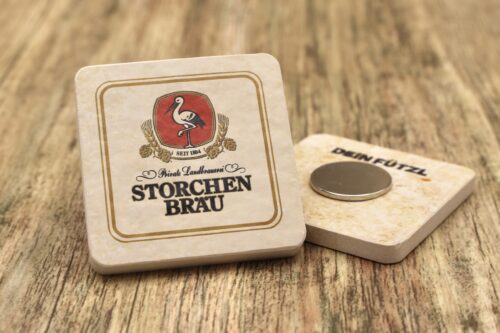 Storchenbräu - Kühlschrankmagnet 48mm