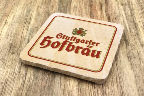 Stuttgarter Hofbräu  - Natursteinuntersetzer