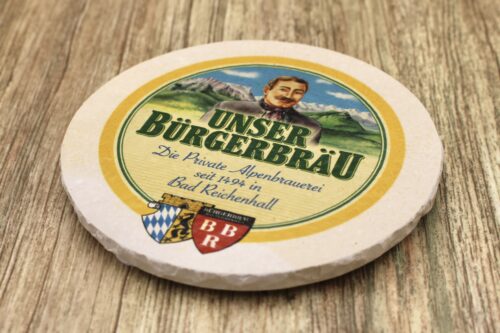 Unser Bürgerbräu - Natursteinuntersetzer
