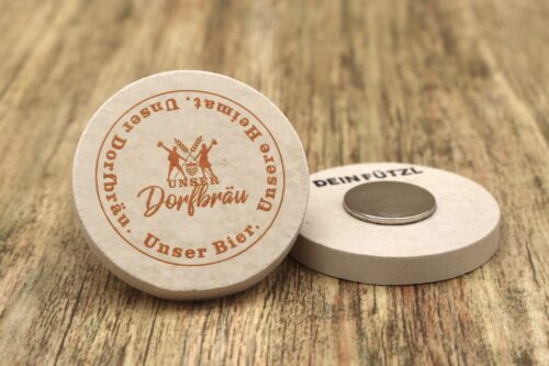 Unser Dorfbräu - Kühlschrankmagnet 48mm