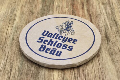 Valleyer Schlossbräu - Natursteinuntersetzer