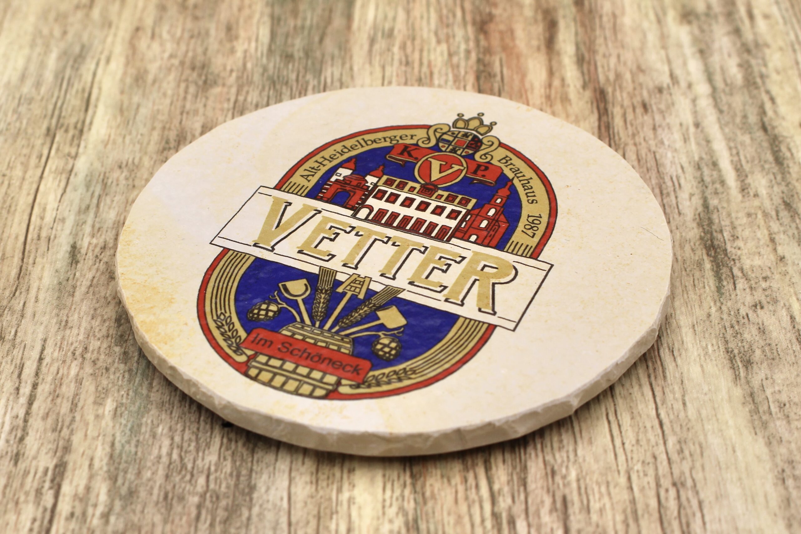 Brauhaus Vetter - Natursteinuntersetzer