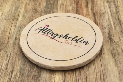 WBY - Alltagsheldin - Natursteinuntersetzer