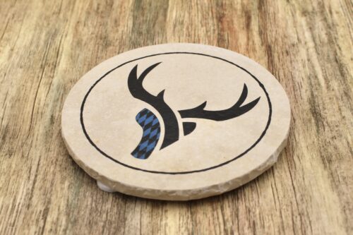 WBY - Bayerndaniel - Natursteinuntersetzer