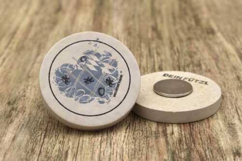 WBY Bayernherz - Kühlschrankmagnet 48mm